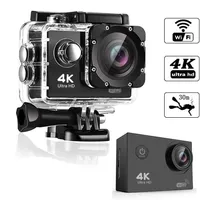 HD 4K Wift Action Camera Vedio Digital Camcorder 30M Sport DV 2 0インチスクリーン720p防水ヘレムCAM2642