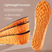 Accessori per parti di scarpe Accessori Ortopedici Aumenta le solette per le donne uomini invisibili Aumenta da 1535 cm Memory Foam Pad Pad Feet Feet Care Shole 221103