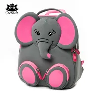 حقائب الظهر Cocomilo Kids School Bag 3d Elephant Girl Boy Probroof Animals Design Backpack Mochila Infantil Fashion Toddler 221103