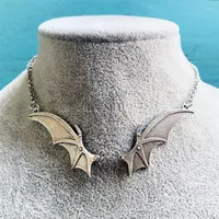 Choker Gothic Mystery Bat Charm Fashion Jewelry Wizard Accessories Gift Vampire Lover Necklace Trend 2022