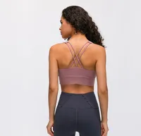 Lu Yoga Outfits Sports Bra Bothers Shopproof Underwear Woman 모자 함께 모금 요가 브랜드 로고 Bras2287847