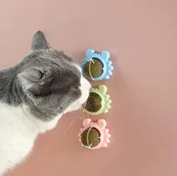 360 градусов крабовая кошачья кошачья вращающаяся шарик интерактивная игрушка кошачья игрушка молярные зубы очиститель котенок съедобный обработка зубов дразня