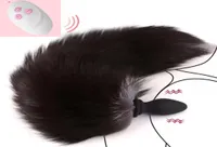 Massage 10frequency Remote Control Anal Plug Fox Tail Silicone ButtプラグアダルトゲームProstate Massager Sex Toy for C6881760
