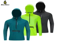 Wosawe Windproof Cycling Jackets Rain Water Refellent Wearable Coat UV 보호 실행 스포츠 MTB 자전거 Windbreaker2009555