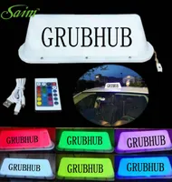Grubhub Taxi Top Light LED Auto Auto Auto tetto logo logo logo wireless Sign per driver7427386