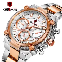 Kademan Luxury Fashion Femmes Regarde des filles de quartz d￩contract￩es imperm￩ables Watch for Woman Dress Ladies montre des bracelets Relogio Feminino279