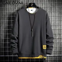 Mens Hoodies Sweatshirts EAEOVNI Hoodie Streetwear Hip Hop Harajuku Crew Neck Pullover Fashion Clothing Top 221102