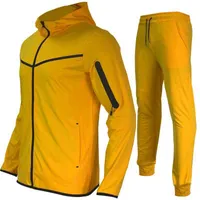 Designador de alta calidad para hombres delgados Sportswear Tech Pants de vellón Sportwear Sportwear Sport Sportsuits Loose One Zip Men Camuflage Asian Asian