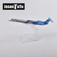 Diecast model Auto Jason Tutu 16cm Mongolian ERJ145 Airplane vliegtuig Vliegtuig Metaal 1/400 Schaal Planes Factory Drop 221103