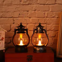 Night Lights Portable Lamp Girl Room Holiday Bar Light Handheld Retro LED Classic Kerosene Club Coffee Shop Decoration