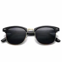 الفاخرة المستقطبة المصمم رجال النساء الطيارين النظارات الشمسية UV400 نظارات النظارات المعدنية