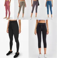 Top -Qualit￤t neueste Feste Farbe Damen Yoga Hosen hohe Taille Sportsport Leggings Elastische Fitness Yogaworld Gesamtstrumpfhosen Wo8487553