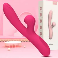 Women's egg skipping masturbator sex toy automatic vibrating rod sucking AV simulation penis