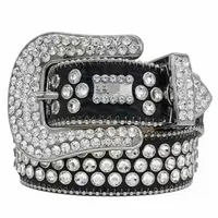 2022 디자이너 BB 벨트 남성용 남성용 벨트 반짝이는 다이아몬드 벨트 검은 색 블루 흰색 멀티 컬러에 블링 모조 다색이 선물로. 선물로 라인톤