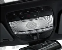 Paslanmaz Çelik Araba Sticker Çatı Okuma Işık Paneli Dekorasyon Kubbesi Kapak Döşeme Mercedes Benz 20152018 C Sınıfı W205 GLC 6965031