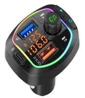 Car Auto Electronics Bluetooth 50 FM Transmisor FM Hands inalámbricos Receptor de audio MP3 Player 21A Dual USB Fast Charger Interior245M4995112