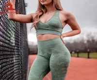 Kiwi Rata Seamless Yoga Set Women Sports 브래지