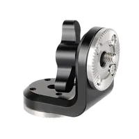 Camvate Dual Arri Rosettes Extension type vertical type with Central M6 Thread Black Knob Code C2131232V