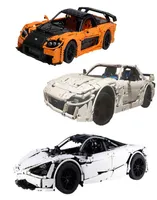 Hightech Speed ​​S rx7veilside Fortune Super Sports Racing Car Model 빌딩 블록 DIY 차량용 벽돌 장난감 x05036058302