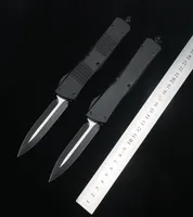 Высококачественные боевые бои Troodon Автоматический нож черный D2 Стальное лезвие 6061T6 Авиационное алюминиевое сплавовое сплаво