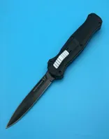 BM Benchmade Infidel 3300 3310 Manuse do padr￣o de carbono autom￡tico D2 Black Double Blade Dual A￧￣o 3350 Faca T￡tica Dagger Campin7673655