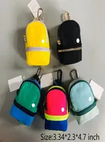 LL Mini Coin Purse Key Bag Pendant 5 Candy Assorted Color Decorative Wasit bag5503939