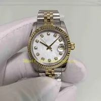 13 color real po with box women women watches Lady 278273 MOP Diamante Dial Buzel 31mm A￧o 18k Gold Automatic336m