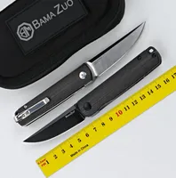 Bamazuo Kwaiken Mini Compact Front Flipper Flipper Knoge K110 Blade Стальное углеродное волокно ручка на открытом воздухе для кемпинга Hunting Tools1534615