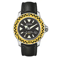 Montreuses de bracelet Merkur Mens Diver Watchs Military Automatic Watch Sport Mécanique Montreuse C3 Sapphire imperméable 20bar 20bar 255D