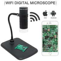 1000X Digital WIFI Microscope 1080P Smart Phone Video Microscope Camera for PCB Solder Slides Watching Rechargeable Support IOS Android242I