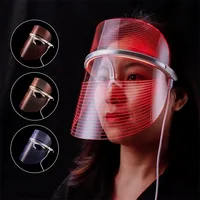 Устройства по уходу за лицом 3 цвета светодиодные обработки маски для лица Blueredyellow Pon Instrument Skin Омоложение против морщин
