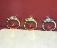 Panthereシリーズリングダイヤモンド品質高級ブランド18 K Gilded Rings for Woman Brand Design Diamond Anniversary Gift 9258033933