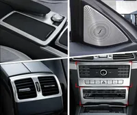 Car Styling Sticker Inner Door Audio Speaker Gearshift Panel Door Armrest Cover Trim for Mercedes Benz E Class Coupe W207 C207 Aut6787871