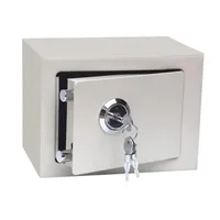 Mini Katı Çelik Anahtar İşletilen Para Nakit Takı Mevduat Güvenlik Güvenli Kutu Home Office House255a