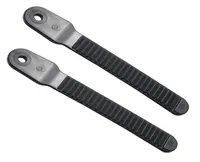 1 Paar 2 Teile Länge 166 mm Snowboardbindung Toe Ratchet Leiterbänder Plastik Black für Schnee Borad Stiefel Schuh 3458793