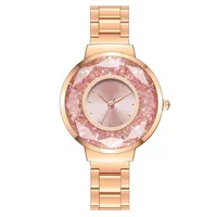 Nuovo orologio venduto Donne Fashion Luxury Creative Quartz Orologi Rose Gold inossidabile Banda Casual Owatch Reloj Mujer224a