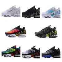 Kids children tn plus 3 casual shoes boys girls max running shoes tns tnplus ultra triple black white trainers sports sneakers runners air cushion sneaker size 28-35