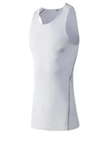 Yuerlian Compression Vest Tops Stringer Bodybuilding Fitness GYM Vest Tees Undershirts Male Sports Running Yoga Shirt Men2529377