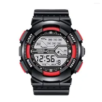Wallwatches Style Style Mens Watches Creative Dial Dial Men's Led Digital Stopwatch Rubber Wrist Watch Relogio Relogio Relogio
