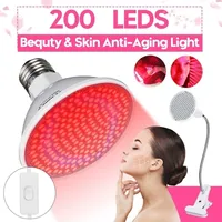 Gesichtspflegegeräte 200Les Anti -Aging 45W Red LED Light Therapy Deeps Red 660 nm und in der Nähe von Infrarot 850 nm LED -Licht für Ganzkörperhaut- und Schmerzmittel 221104