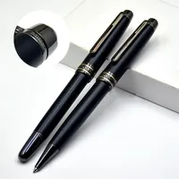 Highest quality Msk-163 Matte Black Pure Metal Rollerball pen Ballpoint pen Fountain pens Stationery office school supplies with Monte 344K