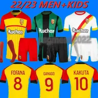 22/23 RC Lens Soccer Jerseys 2022 Home Sotoca Fofana Ganago Kakuta Maillots de Foot Shirt Medina Banza Doucoure Farinez Kit Football Mundlid 999