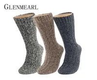 3 пар упаковывают мериновые шерстяные женские носки для носков высшего качества конопля Winter Warm The Worry Coolmax Hosiery Snow Boot Ladiesmale Socks 2009299934032