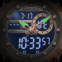 Naviforce Luxury Men Watch Male Quartz Clock New Fashion Men 's Watches 방수 스테인레스 스틸 손목 시계 Reloj Hombre 2013225
