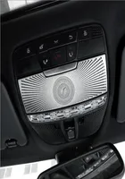 Paslanmaz Çelik Araba Sticker Çatı Okuma Işık Paneli Dekorasyon Kubbesi Kapak Döşeme Mercedes Benz 20152018 C Sınıfı W205 GLC 6000812