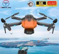 RG101 DRONE 4K 6K HD HD Profesional Brushless Helicopters RC 5G WiFi FPV Droni Droni GPS Distanza del Quadcopter GPS 3km 2201183104117