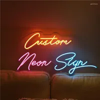 Personalize Flex LED Neon Signs Light For Wedding Party Home Decor Customize Sign Bar Store Logo