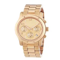 Nuevo reloj de cristal de lujo de alta calidad Reloj Man Gold Gold Watch Strip de acero Gold Gold Sparkling Wallwatch Drop Wh256m