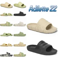 New chegada homens homens designers chinelos adilette 22 slides sandálias de moda de verão preto deserto cinza areia magia cal