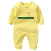2023 2023 حديثي الولادة في الأطفال rompers baby boy Boys Girls Designer Print Cotton Cotton Long Sleeve Suit
